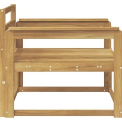 vidaXL Buiten Midden Sofa Massief Acaciahout Wit