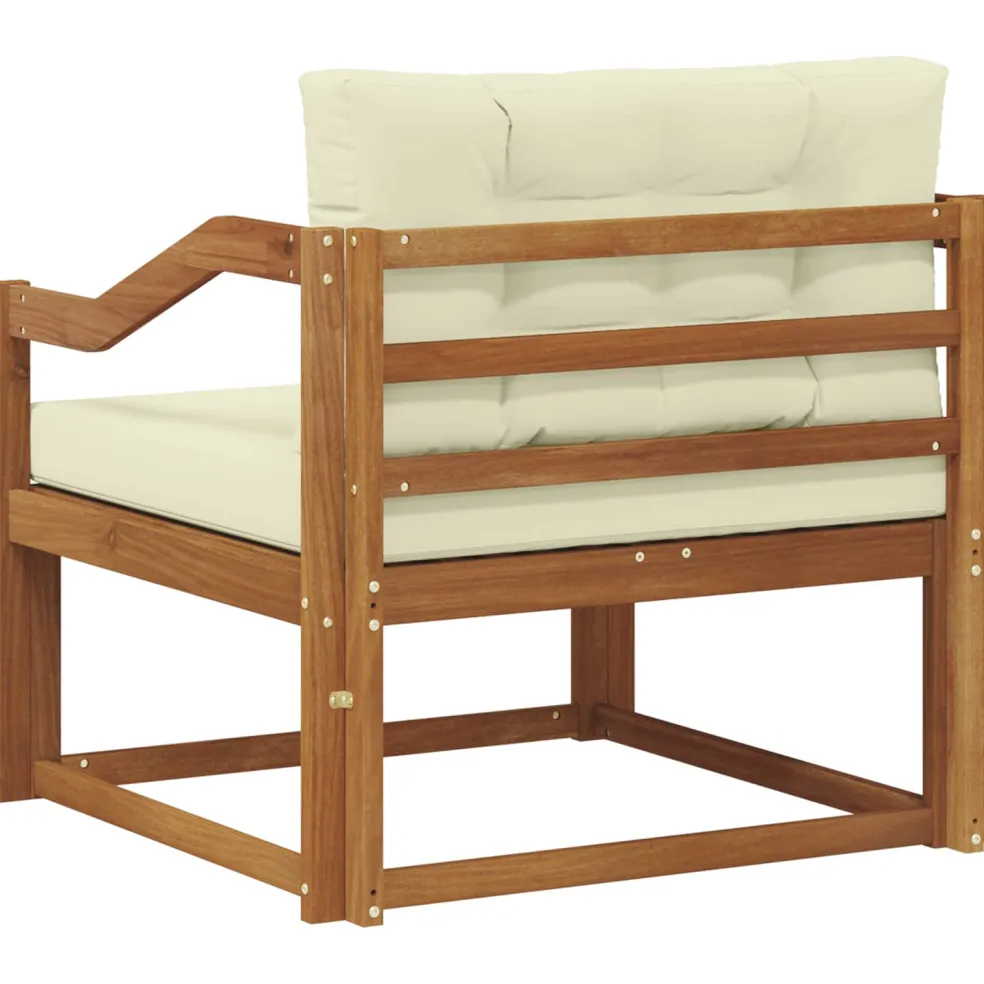 vidaXL Buiten Midden Sofa Naturel