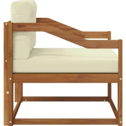 vidaXL Buiten Midden Sofa Naturel
