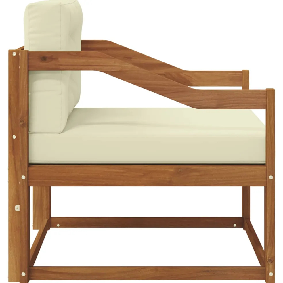 vidaXL Buiten Midden Sofa Naturel