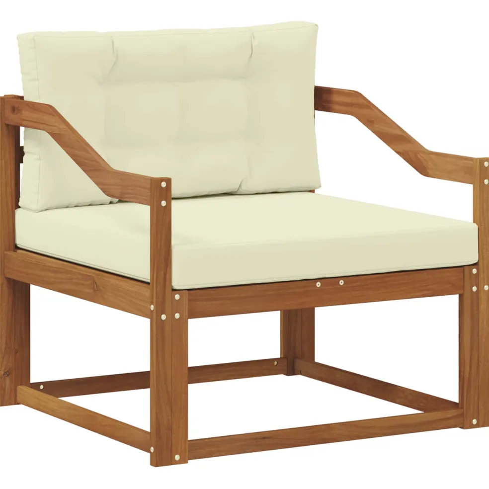vidaXL Buiten Midden Sofa Naturel