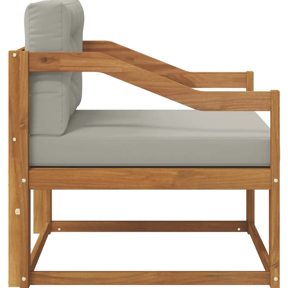 vidaXL Buiten Midden Sofa Naturel