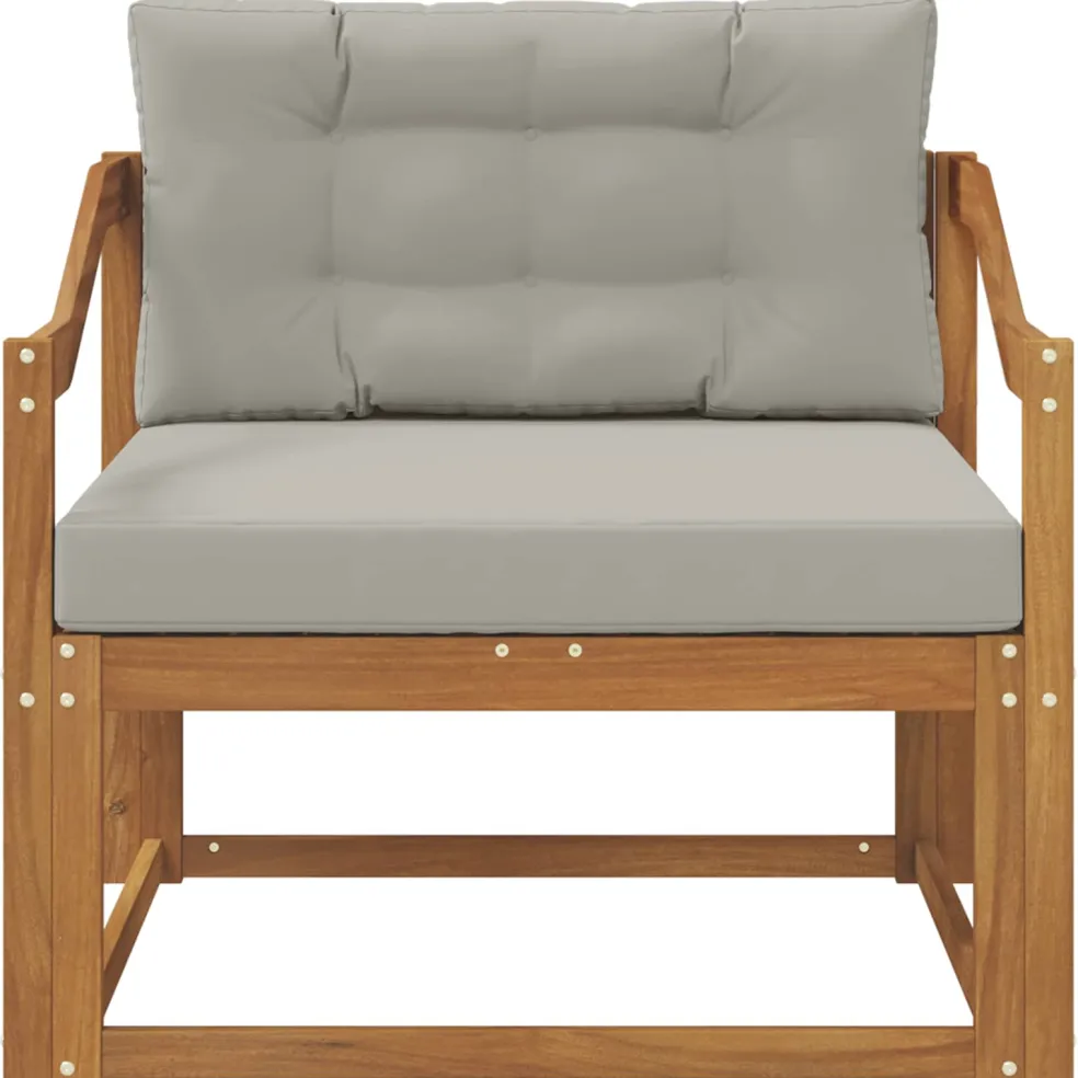 vidaXL Buiten Midden Sofa Naturel