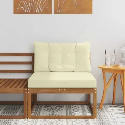vidaXL Buiten Midden Sofa Naturel