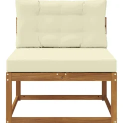 vidaXL Buiten Midden Sofa Naturel