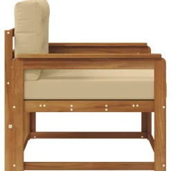 vidaXL Buiten Midden Sofa Naturel