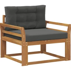 vidaXL Buiten Midden Sofa Naturel