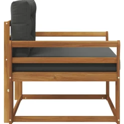 vidaXL Buiten Midden Sofa Naturel