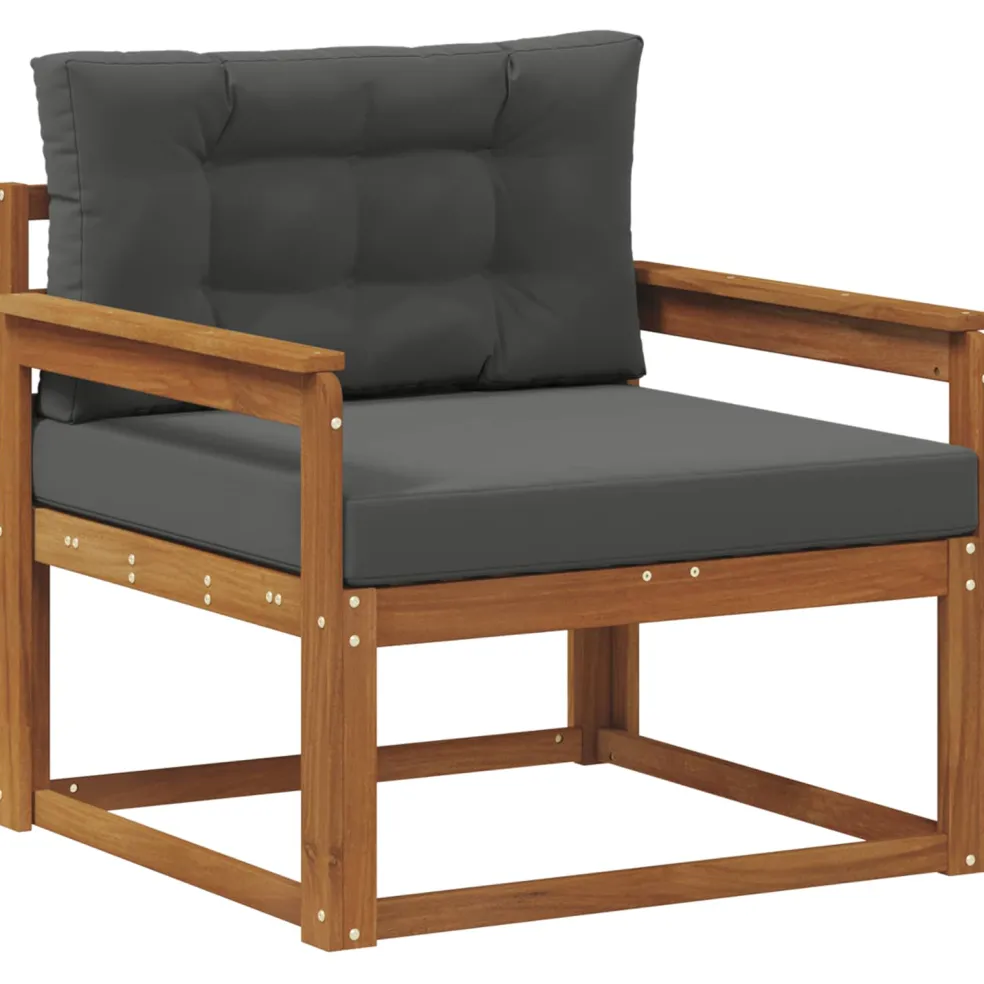 vidaXL Buiten Midden Sofa Naturel