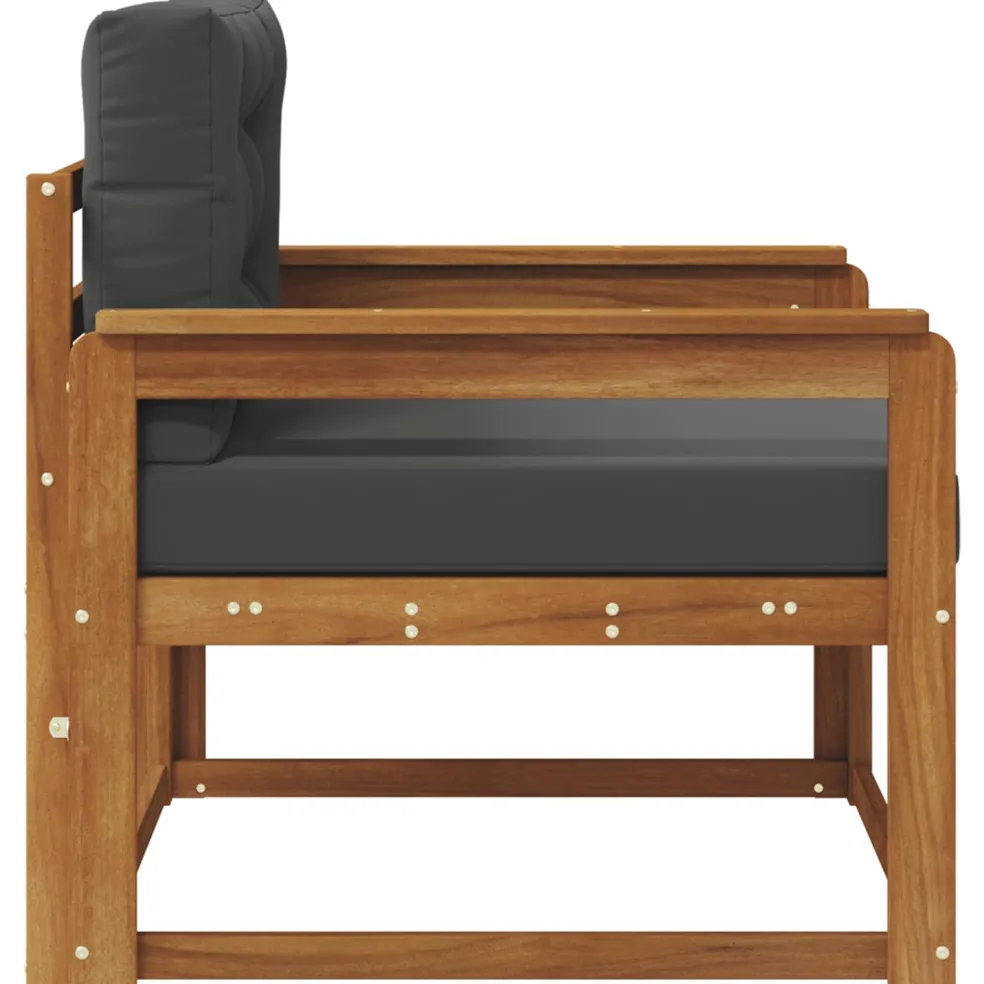 vidaXL Buiten Midden Sofa Naturel