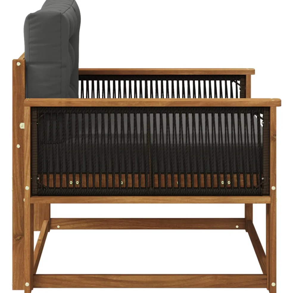 vidaXL Buiten Midden Sofa Naturel