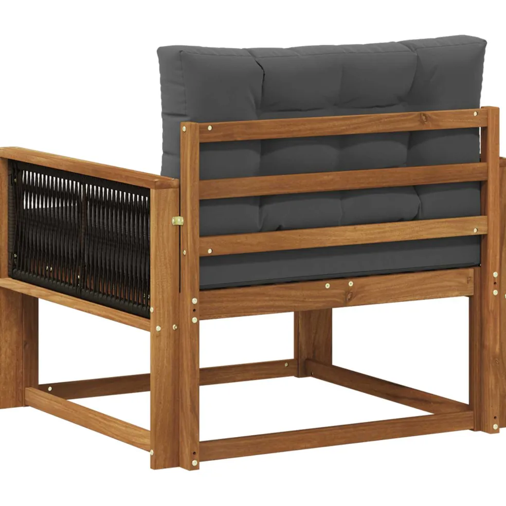 vidaXL Buiten Midden Sofa Naturel