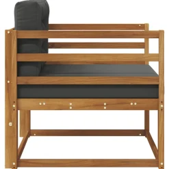 vidaXL Buiten Midden Sofa Naturel