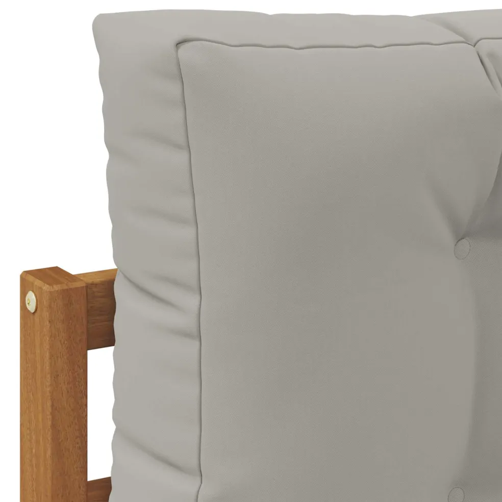 vidaXL Buiten Midden Sofa Naturel