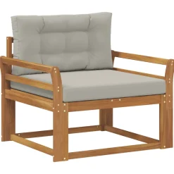 vidaXL Buiten Midden Sofa Naturel