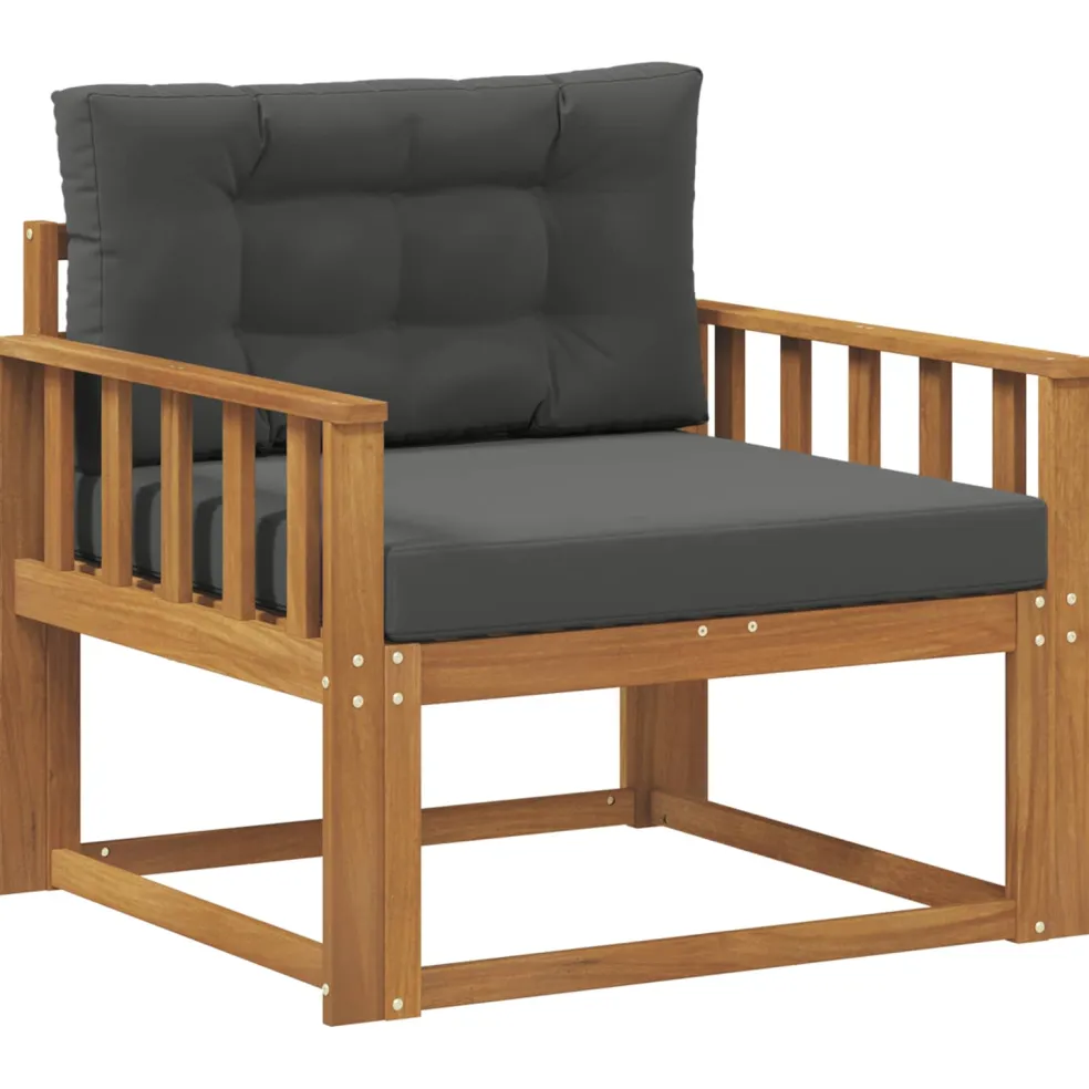 vidaXL Buiten Midden Sofa Naturel