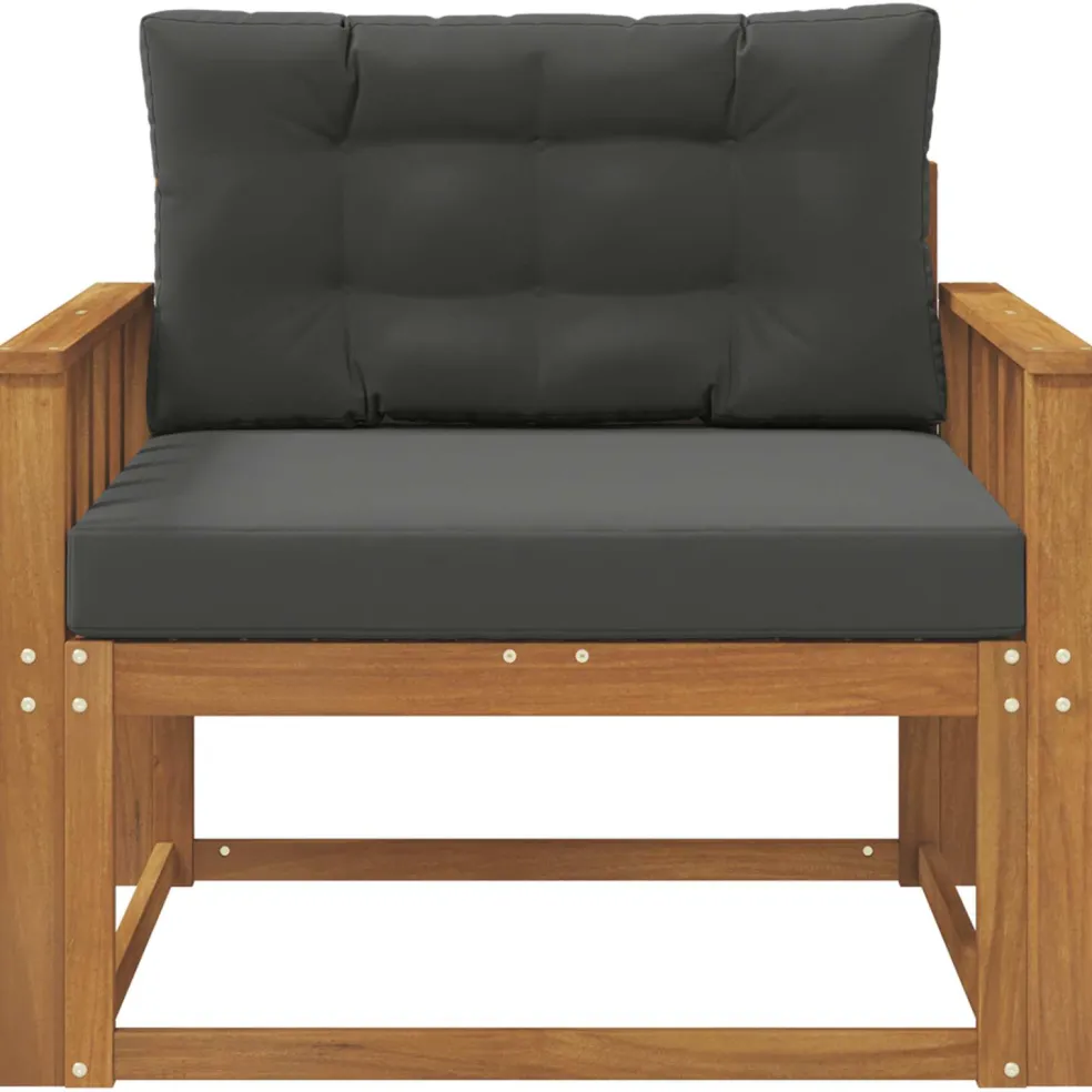 vidaXL Buiten Midden Sofa Naturel