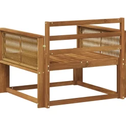 vidaXL Buiten Midden Sofa Naturel