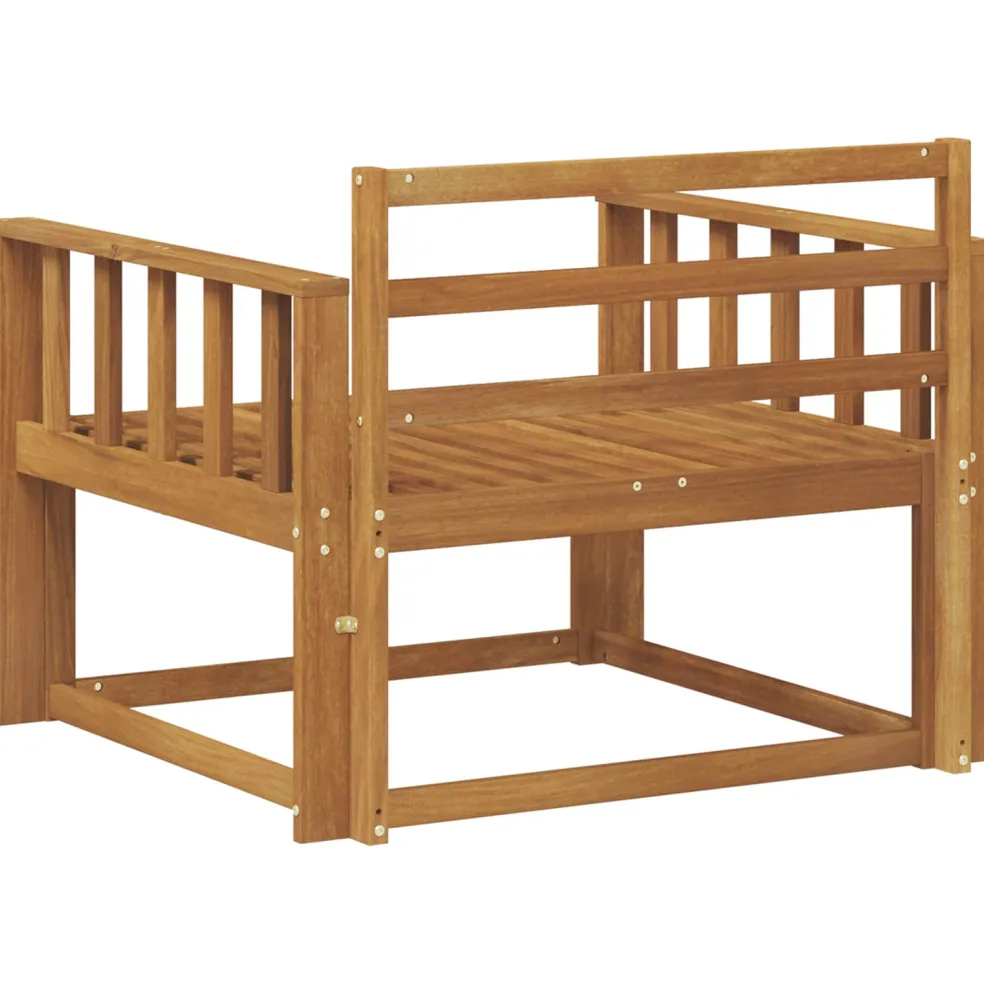vidaXL Buiten Midden Sofa Naturel