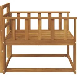 vidaXL Buiten Midden Sofa Naturel