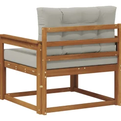 vidaXL Buiten Midden Sofa Naturel