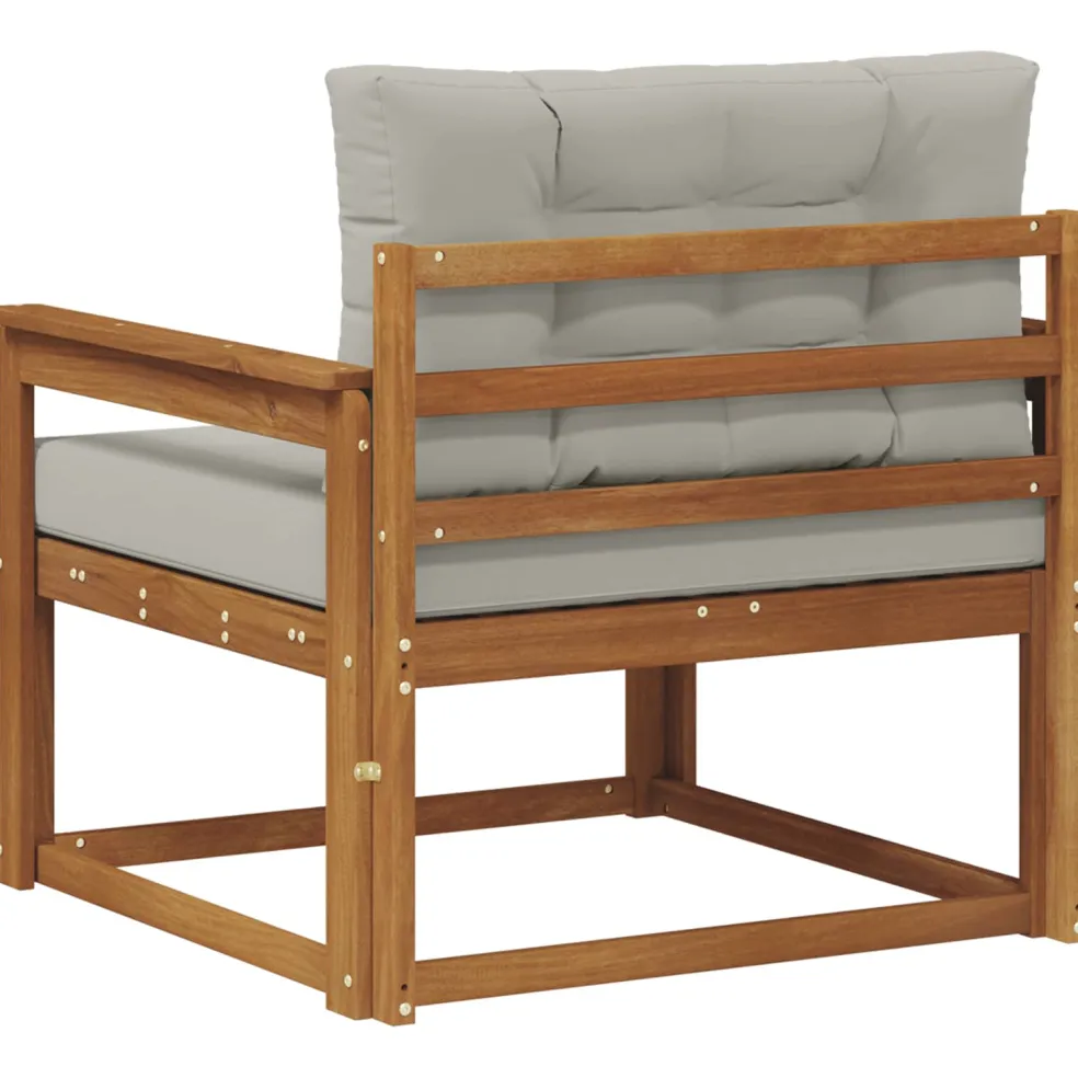 vidaXL Buiten Midden Sofa Naturel