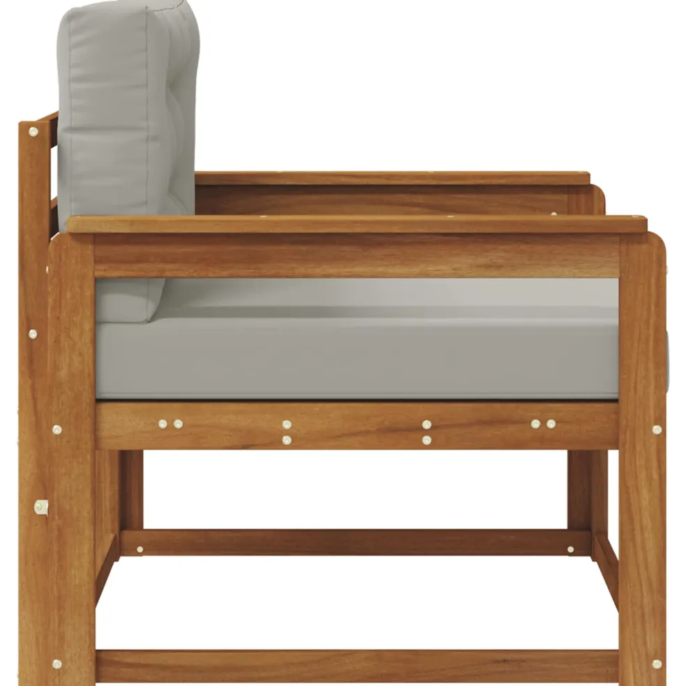 vidaXL Buiten Midden Sofa Naturel