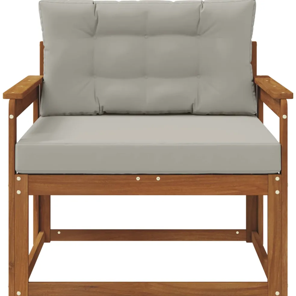 vidaXL Buiten Midden Sofa Naturel