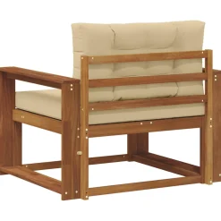 vidaXL Buiten Midden Sofa Naturel