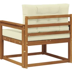 vidaXL Buiten Midden Sofa Naturel