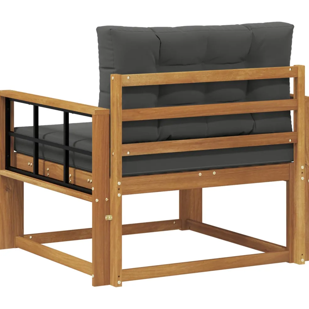 vidaXL Buiten Midden Sofa Naturel
