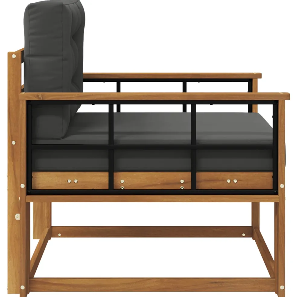 vidaXL Buiten Midden Sofa Naturel