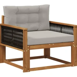 vidaXL Buiten Midden Sofa Naturel