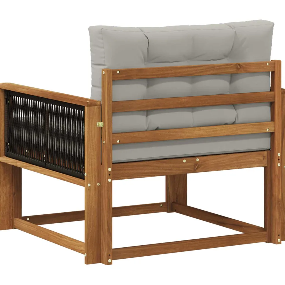 vidaXL Buiten Midden Sofa Naturel