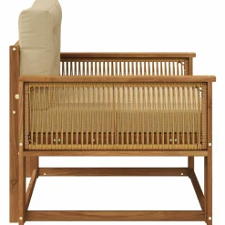 vidaXL Buiten Midden Sofa Naturel
