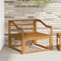 vidaXL Buiten Midden Sofa Naturel