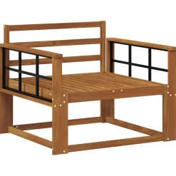 vidaXL Buiten Midden Sofa Naturel