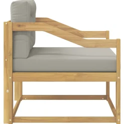 vidaXL Buiten Midden Sofa Polyester Wit