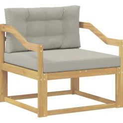 vidaXL Buiten Midden Sofa Polyester Wit