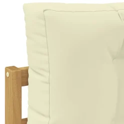 vidaXL Buiten Midden Sofa Polyester Wit