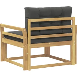 vidaXL Buiten Midden Sofa Polyester Wit