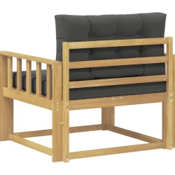 vidaXL Buiten Midden Sofa Polyester Wit