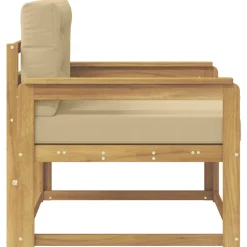 vidaXL Buiten Midden Sofa Polyester Wit