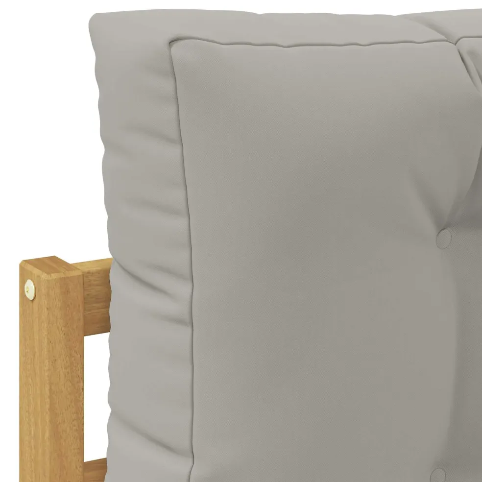 vidaXL Buiten Midden Sofa Polyester Wit