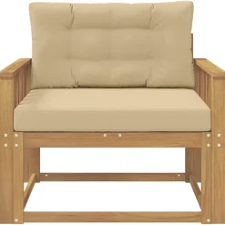 vidaXL Buiten Midden Sofa Polyester Wit