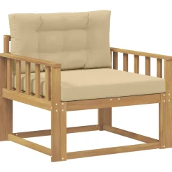 vidaXL Buiten Midden Sofa Polyester Wit
