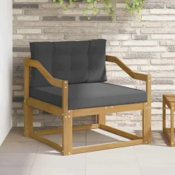 vidaXL Buiten Midden Sofa Polyester Wit
