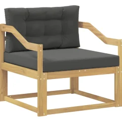vidaXL Buiten Midden Sofa Polyester Wit
