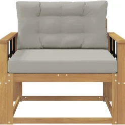 vidaXL Buiten Midden Sofa Polyester Wit