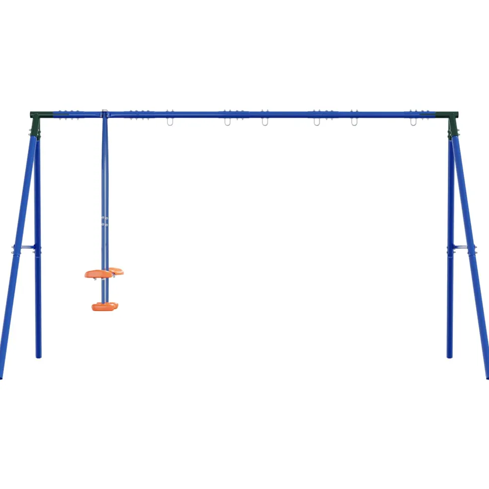 vidaXL Buiten schommelframe met glijder voor tot 5 kinderen